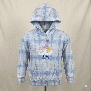 Care Bears Blue and White Long Sleeve Lightweight Hoodie. Youth Size XL